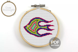 Aqua Queen Modern Cross Stitch: A Festive Delight