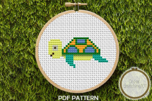 Baby Turtle Modern Cross Stitch: A Boutique Embroidery Review
