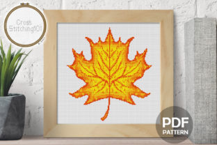 Maple Leaf Modern Cross Stitch: A Charming Addition