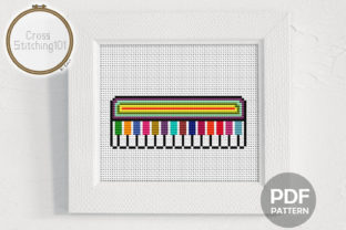 Piano Modern Cross Stitch Pattern Review
