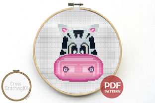 Review: Cartoon Zebra Face Modern Cross Stitch