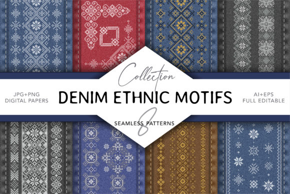 Review: Denim Ethnic Cross Stitch Embroidery