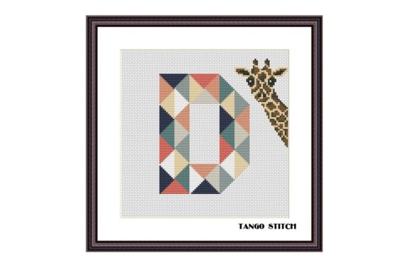 Review: Letter D and Funny Giraffe Cross Stitch