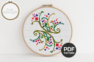 Swirls Modern Cross Stitch Pattern Review