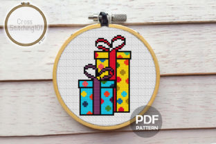 Two Gift Boxes Modern Cross Stitch: A Festive Review